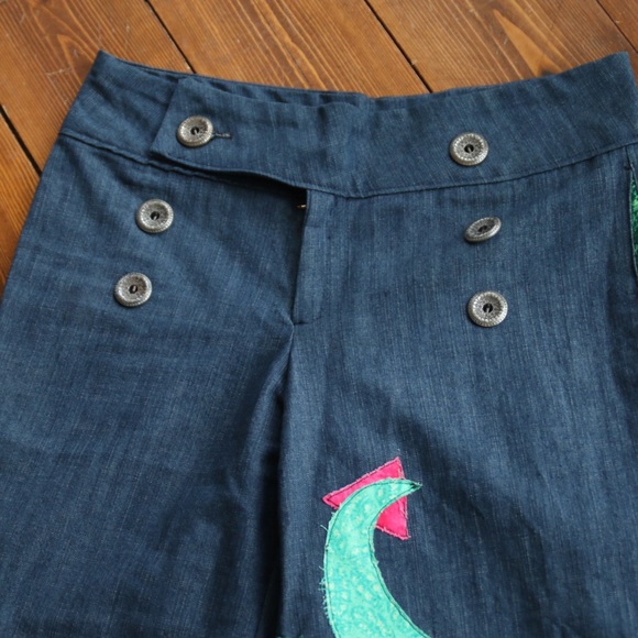 Custom Tailored Sailor Pants sz 4 - Picture 6 of 6